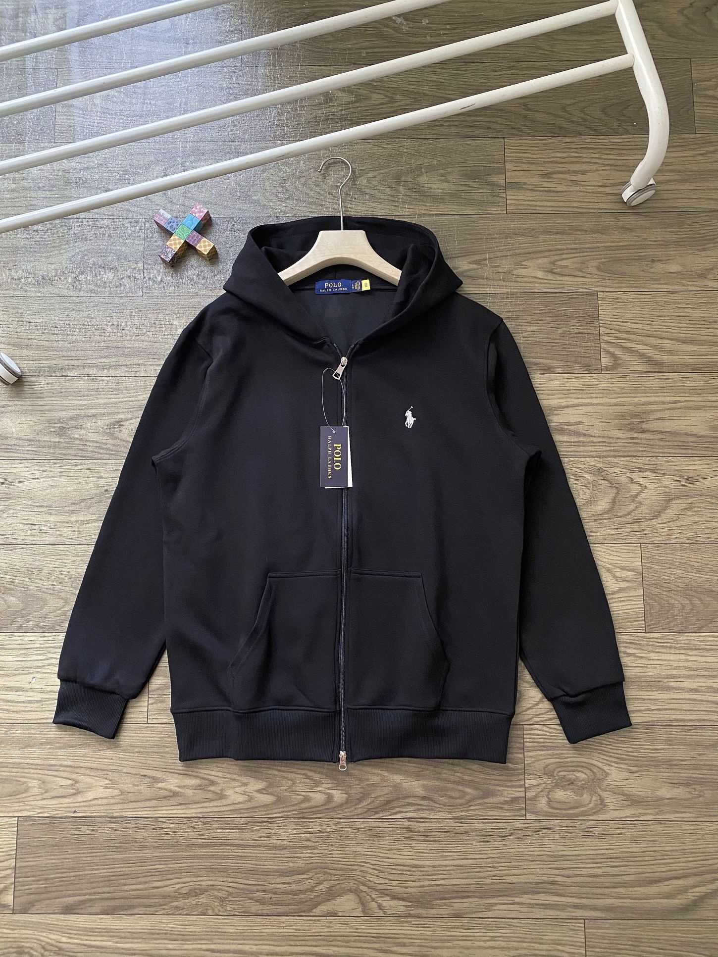 Ralph Lauren Pony Embroidered Zip Hoodie