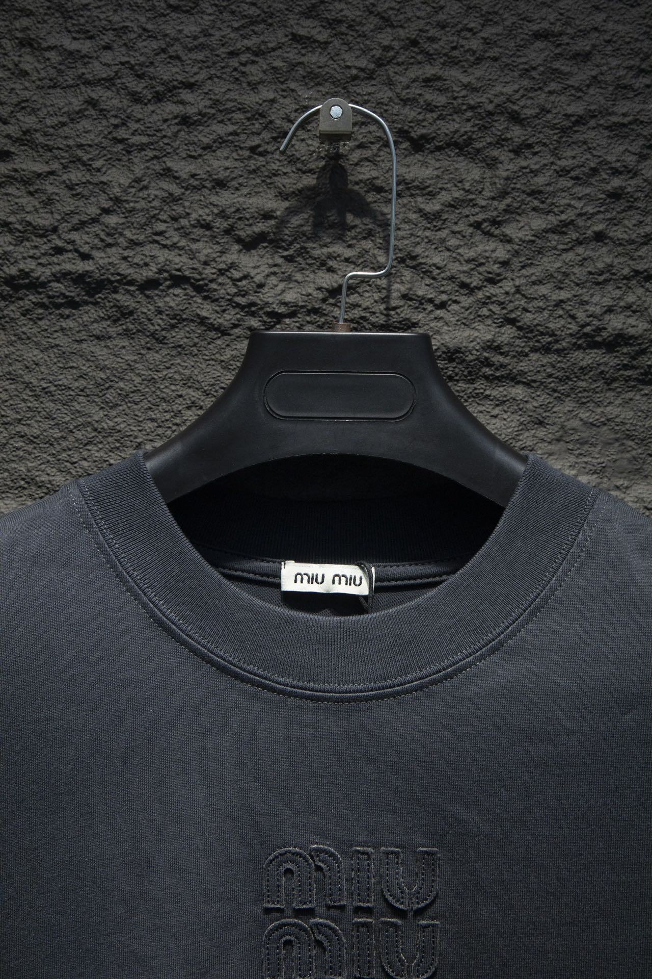 Miu Miu Embroidered Oversize Sweatshirt