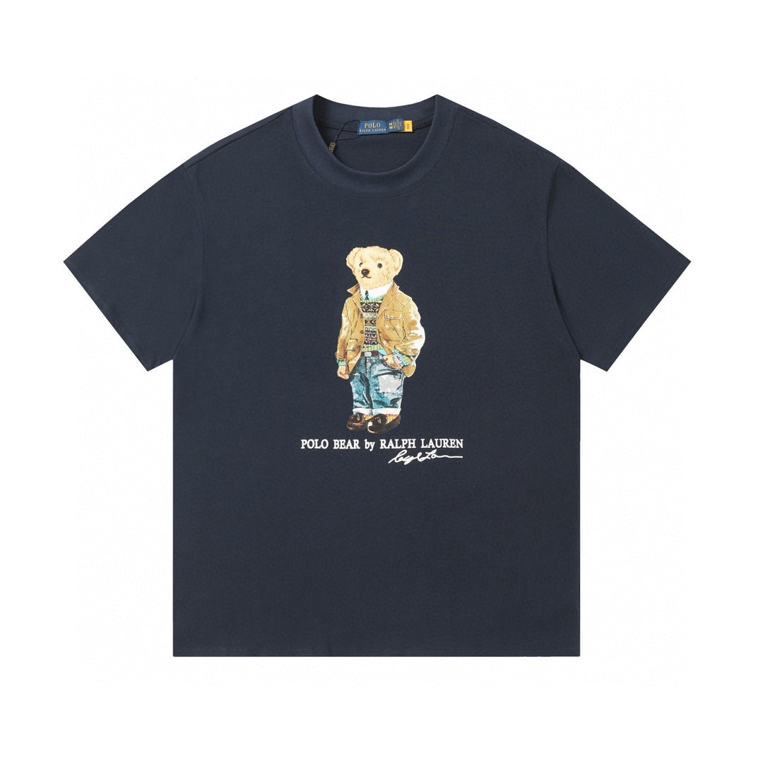 Ralph Lauren Classic Bear Print Crewneck T-Shirt