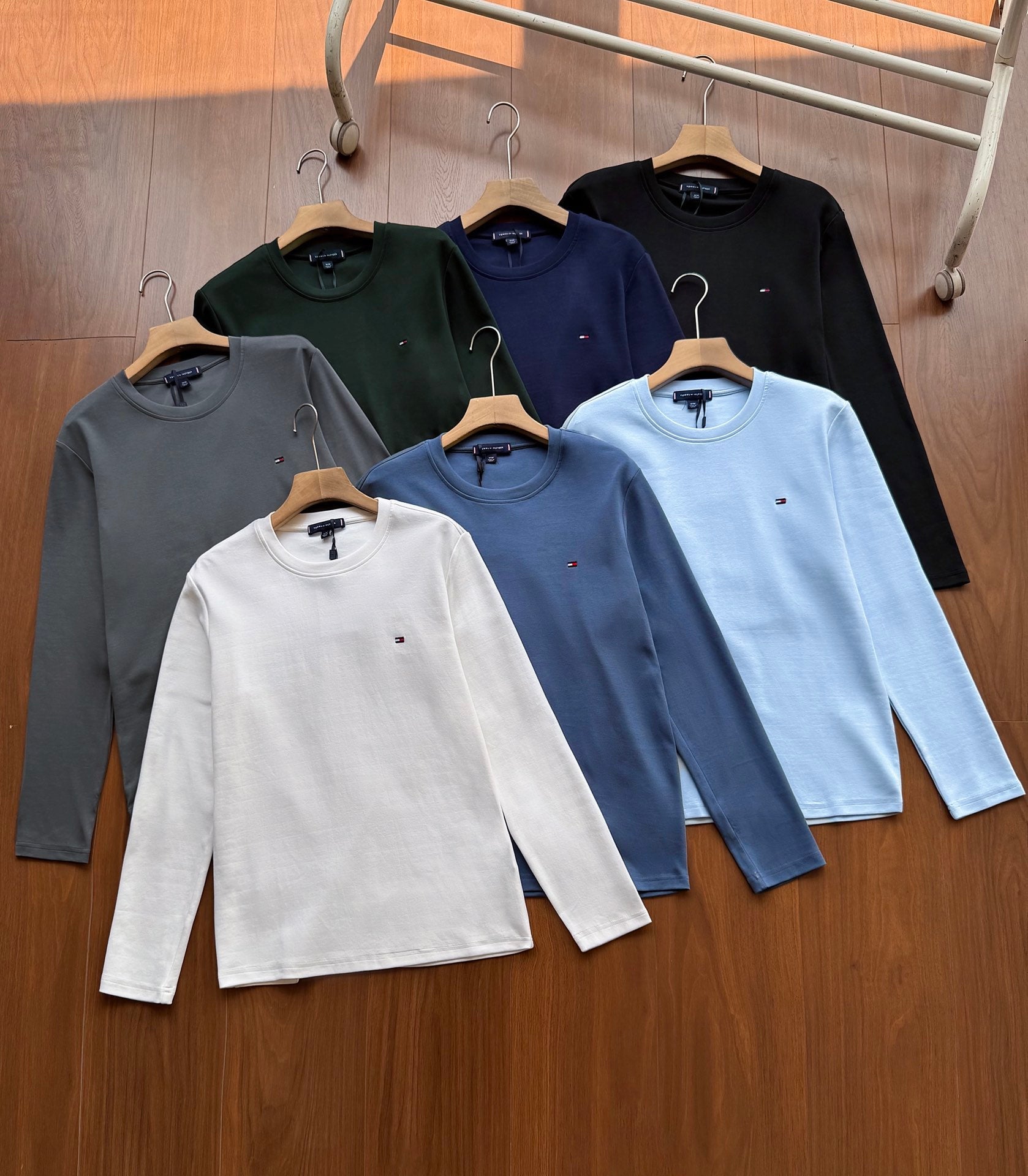 Tommy Hilfiger Classic Embroidered Long Sleeve T-Shirt