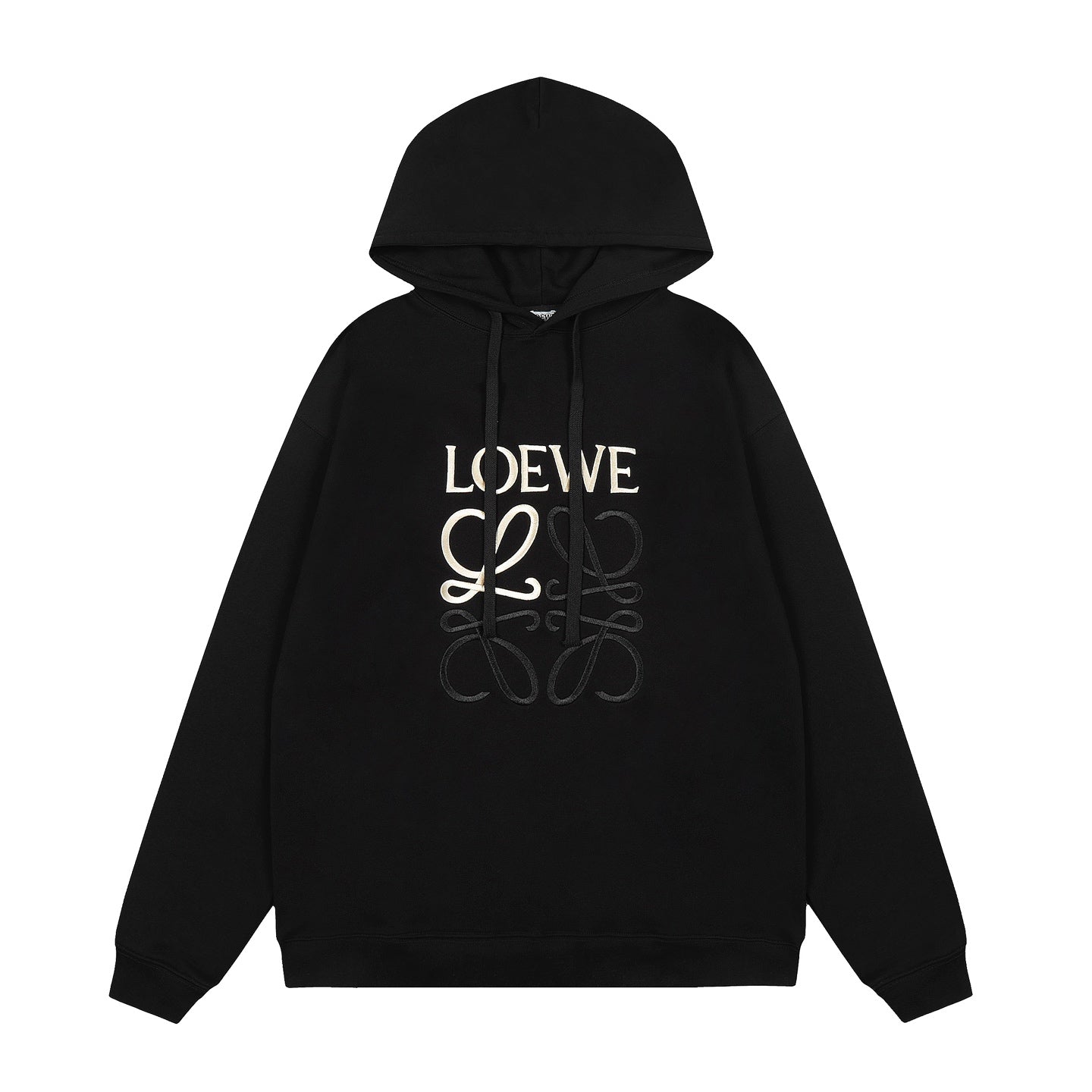 Loewe Center Logo Color-block Hooded Sweatshirt – 25SS