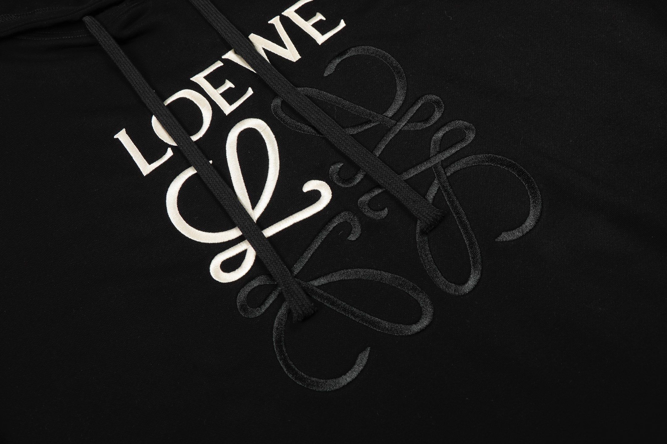 Loewe Center Logo Color-block Hooded Sweatshirt – 25SS
