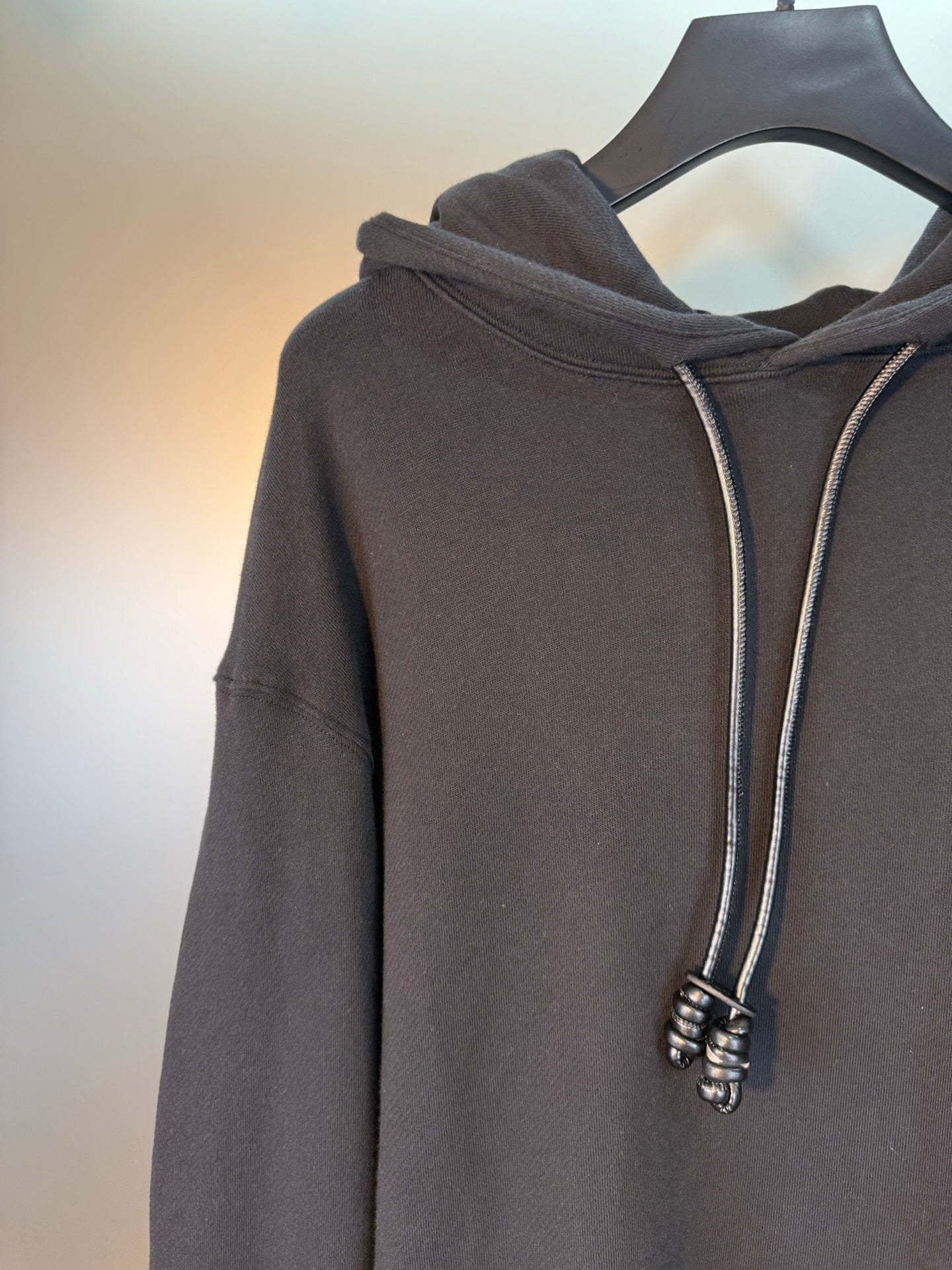 Loewe Anagram Leather Embroidered Hooded Sweatshirt – 25FW