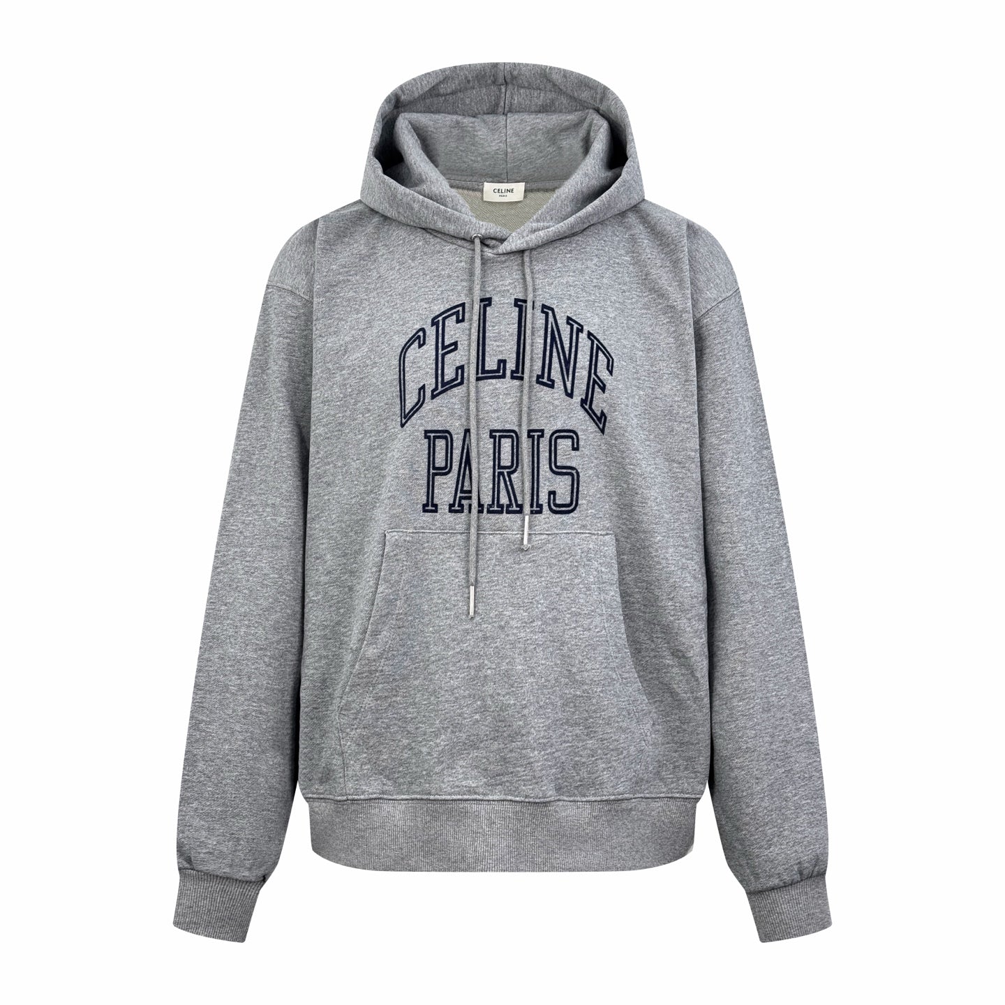 Celine Flocked Hooded Sweatshirt