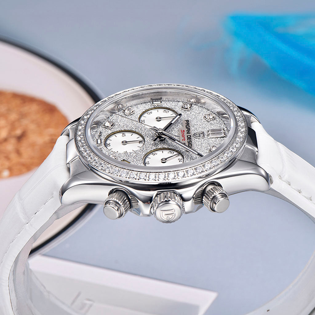 Pagani Design Daisy White Women's Watch