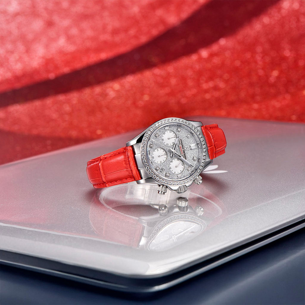 Pagani Design Daisy Red Women's Watch