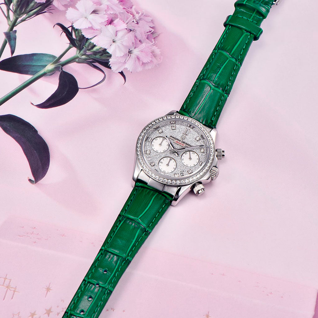 Pagani Design Daisy Green Women's Watch
